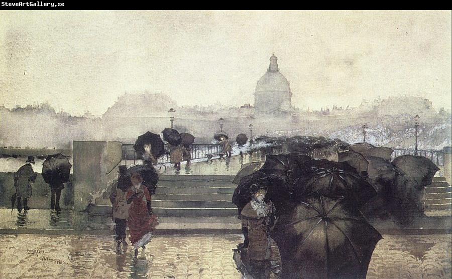 Lungren, Fernand Harvey Paris Street Scene